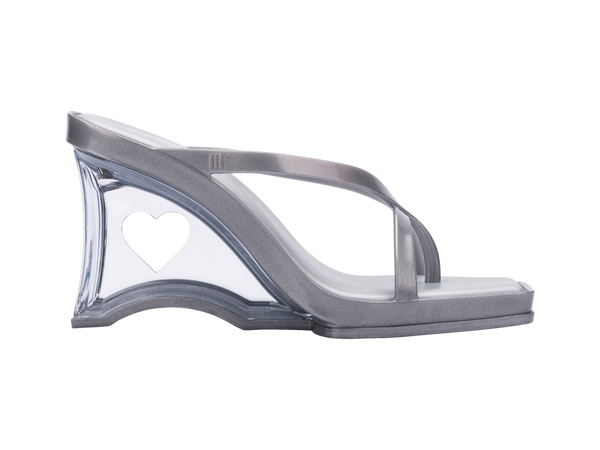 MELISSA GLASS HEEL AD