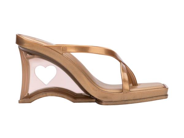 MELISSA GLASS HEEL AD